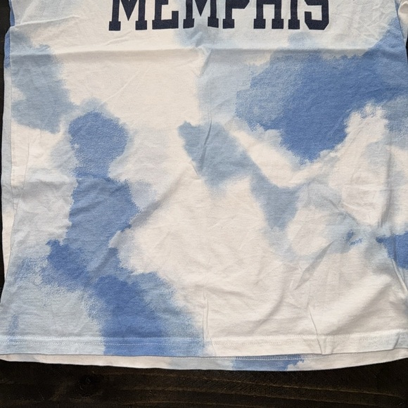 The Peabody Memphis Blue Tie-Dye Short Sleeve T-Shirt Champion Brand Adult MED - Picture 6 of 13